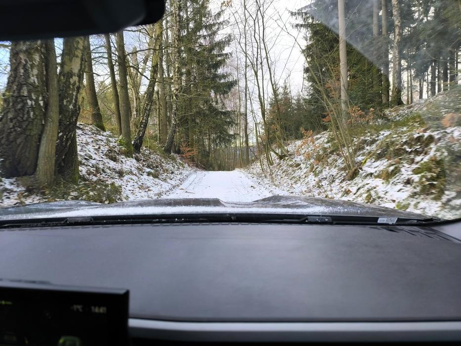 Dacia Bigster v zimním terénu