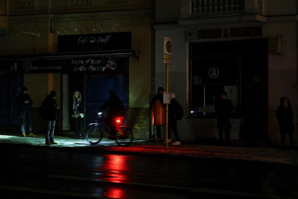 Blackout following a suspected arson attack at power plant Lichterfelde, in Berlin