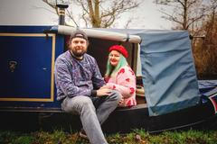 'We live on a 57ft narrowboat to save on rent and bills – we have to move every TWO weeks, but it's worth it'