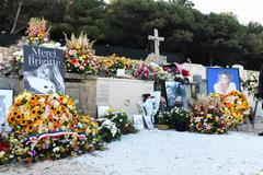 Brigitte Bardot's Grave at The Marine Cemetery - Saint-Tropez, France - 07 Jan 2026