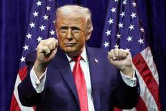 FILE PHOTO: U.S. President Donald Trump addresses House Republicans at the Kennedy Center in Washington