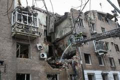 Aftermath of a Russian drone attack in Kryvyi Rih