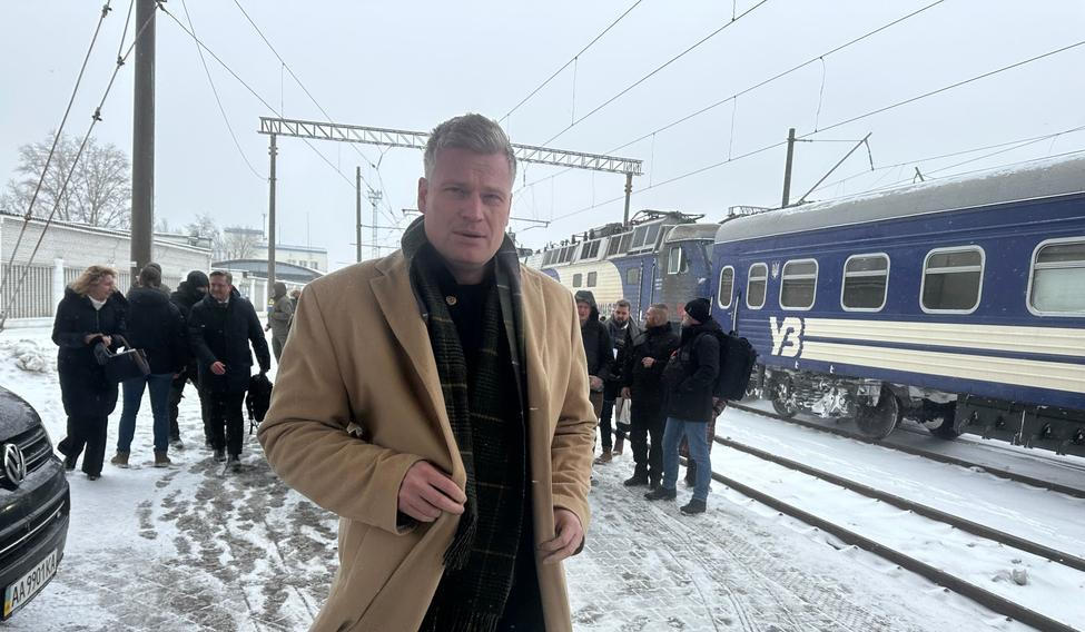 Filip Turek se cesty na Ukrajinu zúčastnil coby zástupce sněmovního zahraničního výboru.