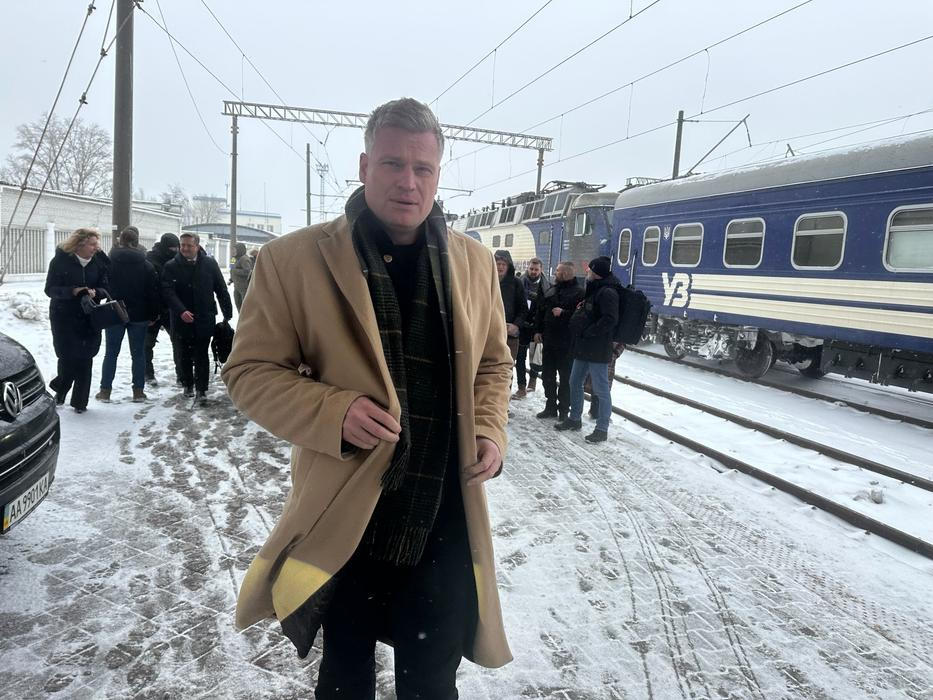 Filip Turek se cesty na Ukrajinu zúčastnil coby zástupce sněmovního zahraničního výboru.