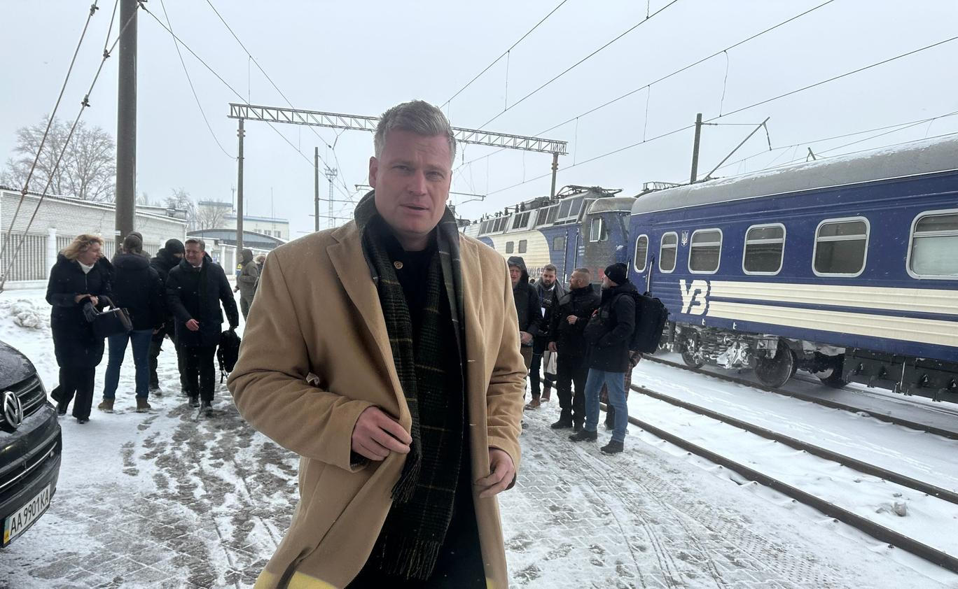 Filip Turek se cesty na Ukrajinu zúčastnil coby zástupce sněmovního zahraničního výboru.