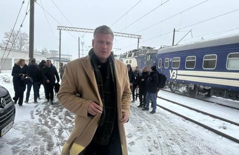 Filip Turek se cesty na Ukrajinu zúčastnil coby zástupce sněmovního zahraničního výboru.