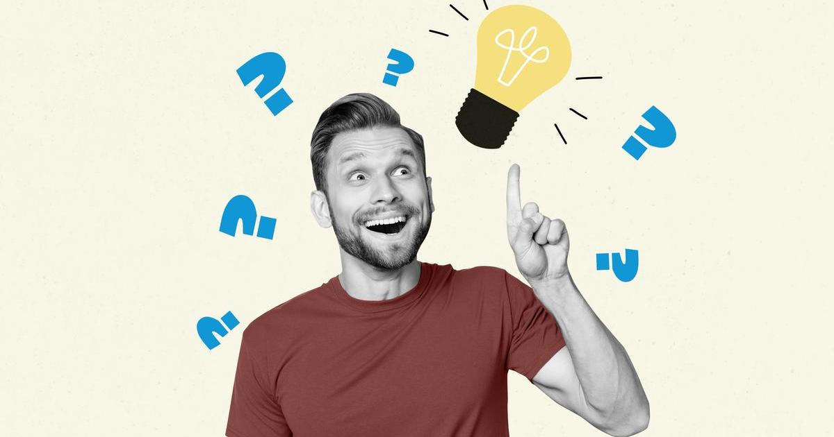 Creative,Trend,Design,3d,Collage,Sketch,Of,Young,Man,Excited