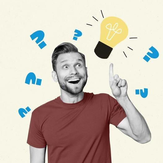 Creative,Trend,Design,3d,Collage,Sketch,Of,Young,Man,Excited