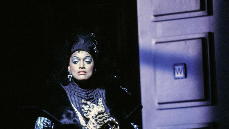 Jessye Norman jako Emília Marty ve Věci Makropulos v MET.