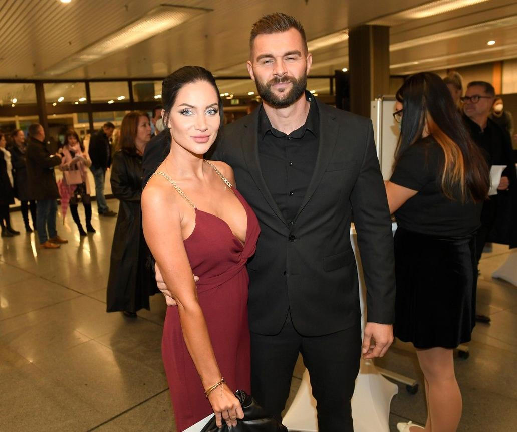 Andrea Pomeje se svým druhým manželem Petrem Plačkem Andrea Pomeje