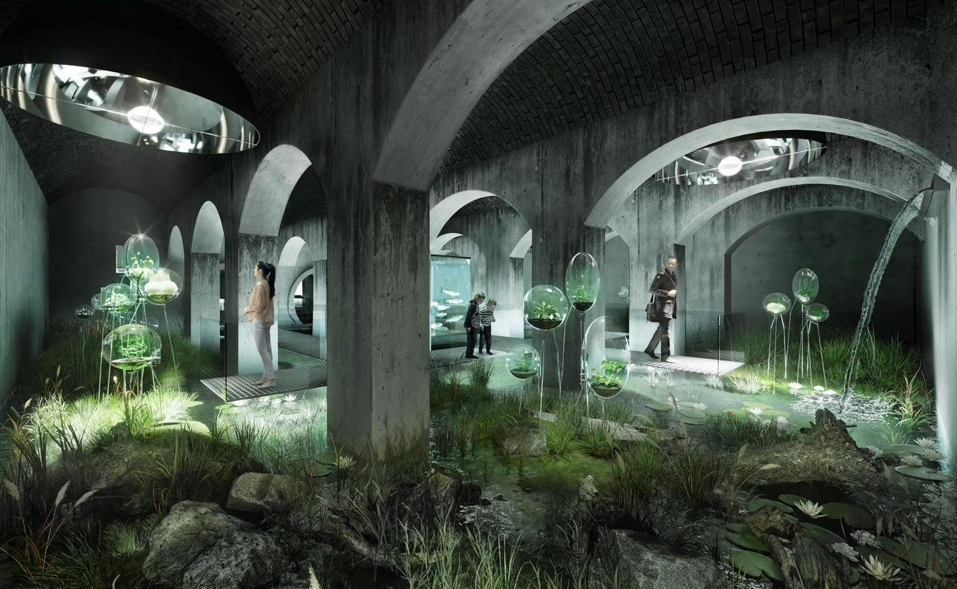 Areál Vinohradské vodárny získá nový život v podobě vodárenského osvětového centra Hydropolis, které by se mělo veřejnosti otevřít příští rok. 