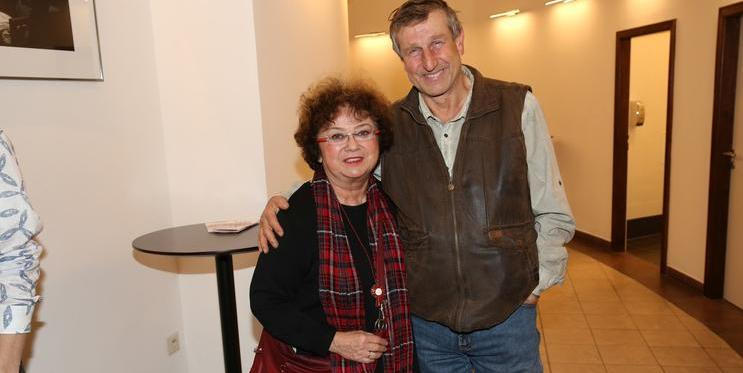 Jana Boušková s manželem Václavem Vydrou