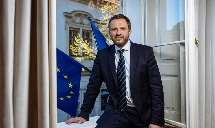 Estonský ministr zahraničí Margus Tsahkna.