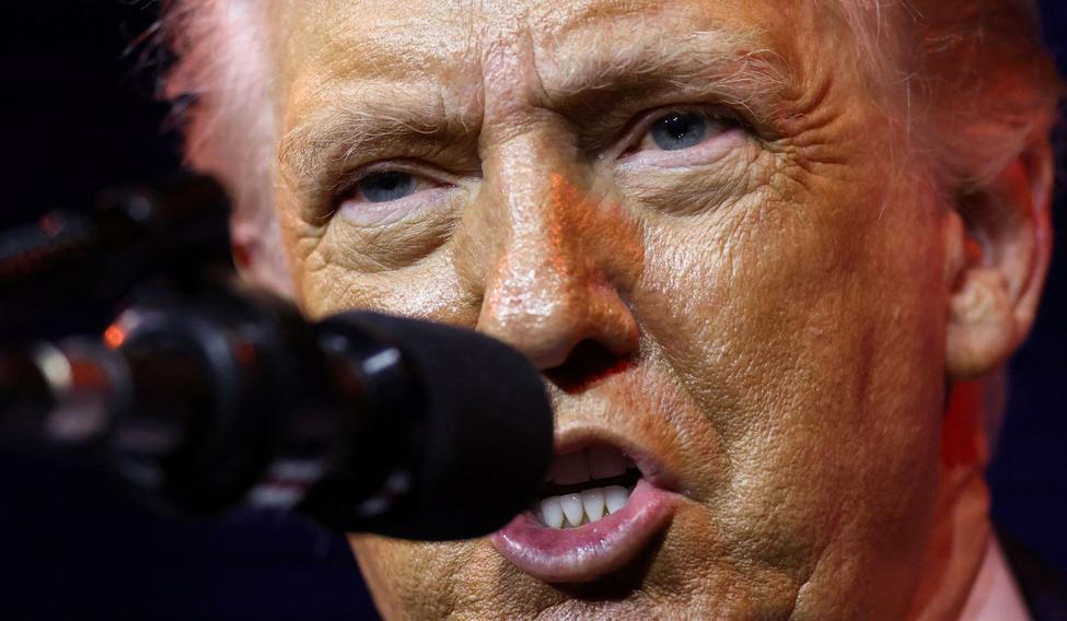 FILE PHOTO: U.S. President Donald Trump addresses House Republicans at the Kennedy Center in Washington