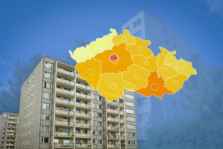 Paneláky na Ústecku, novostavby v Praze. Které byty se v Česku prodávají nejvíce