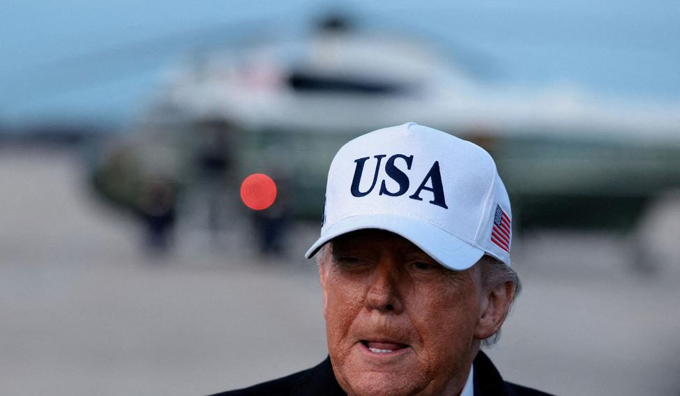 FILE PHOTO: U.S. President Trump returns from Detroit, at Joint Base Andrews