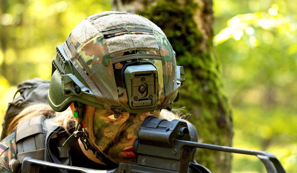 Německo, Bundeswehr, výcvik, pěchota, branci, armáda