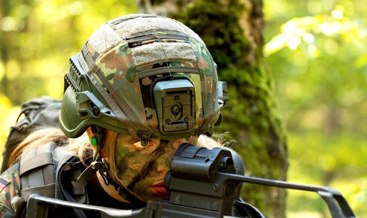 Německo, Bundeswehr, výcvik, pěchota, branci, armáda