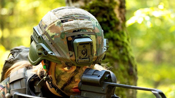 Německo, Bundeswehr, výcvik, pěchota, branci, armáda