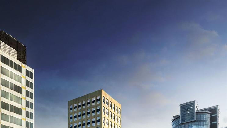 Vizualizace mrakodrapu na Budějovické.