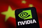 FILE PHOTO: Illustration shows Nvidia logo and Chinese flag