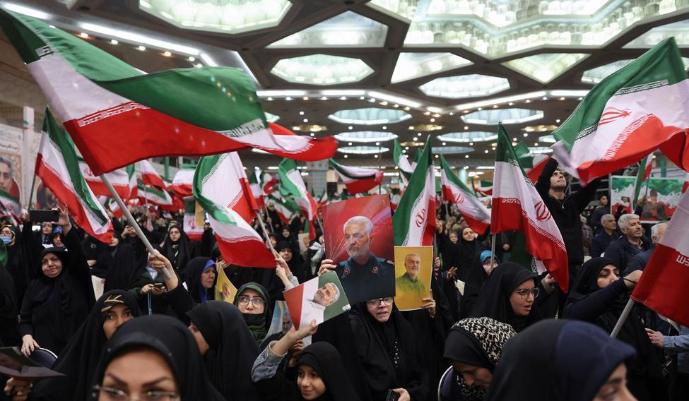 Ceremony to mark the sixth anniversary of the killing of senior Iranian military commander General Qassem Soleimani in a U.S. attack, in Tehran