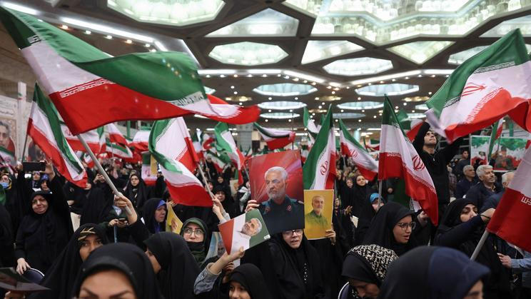 Ceremony to mark the sixth anniversary of the killing of senior Iranian military commander General Qassem Soleimani in a U.S. attack, in Tehran