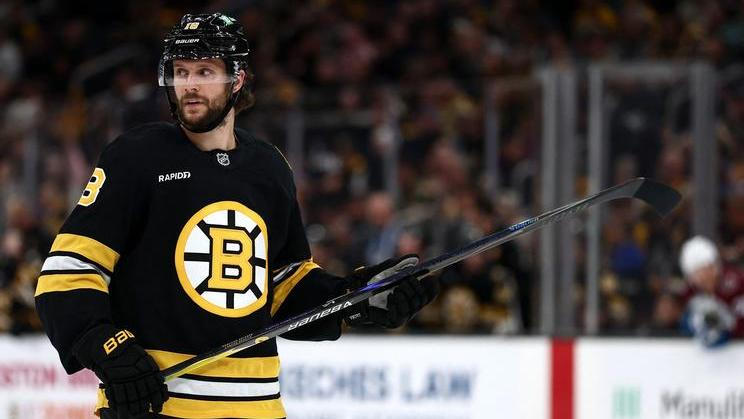 Pavel Zacha v dresu Bostonu