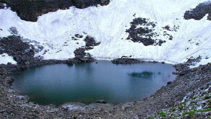 Himalájské jezero Roopkund 