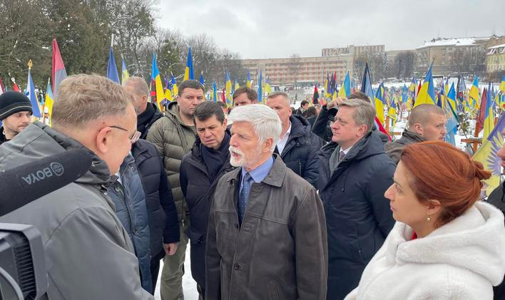 Petr Pavel, prezident, politik, Vasyl Zvaryč, velvyslanec, diplomat