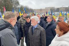 Petr Pavel, prezident, politik, Vasyl Zvaryč, velvyslanec, diplomat