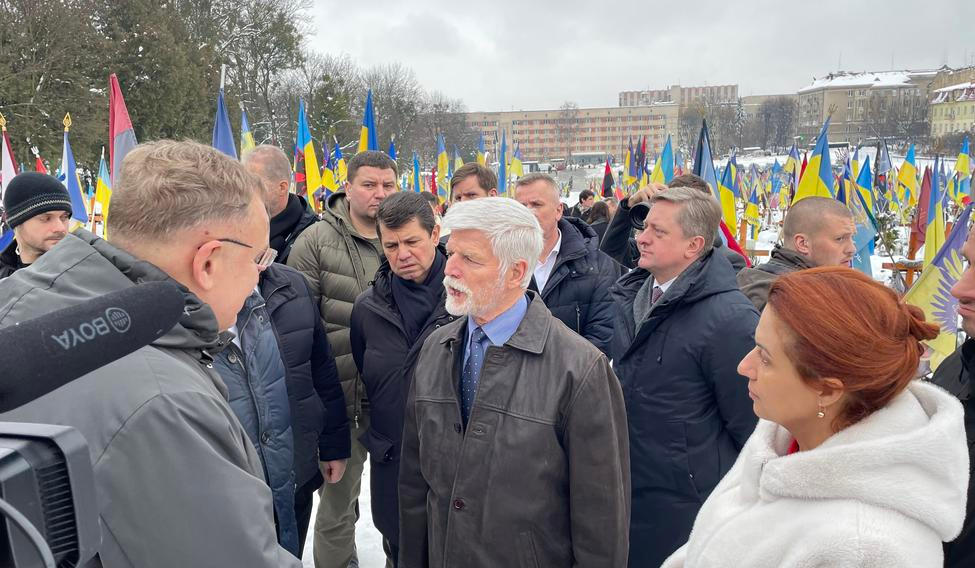 Petr Pavel, prezident, politik, Vasyl Zvaryč, velvyslanec, diplomat