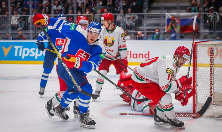 SLOVAKIA - BELARUS Adam Ruzicka (Slovakia) and Nicholas Bailen (Belarus) during the Olympic Games, Olympische Spiele, Ol