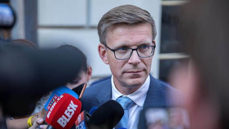 Krajské volby 2024: Martin Kupka ve volebním štábu ODS