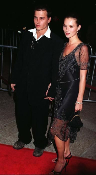 kate moss, johnny depp