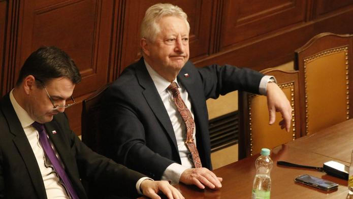 Ministr obrany za SPD Jaromír Zůna v tomto týdnu při jednání o důvěře vládě Andreje Babiše.