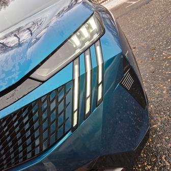 Přední LED světla mají působivý design...