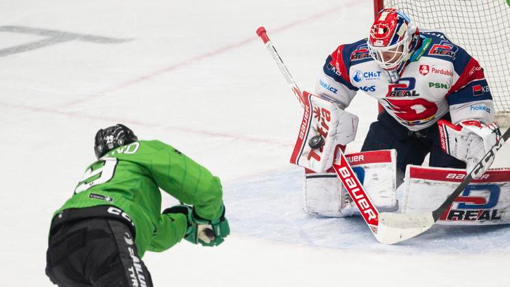 Hokejisté Mladé Boleslavi slaví výhru