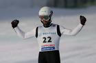 Roman Koudelka v závodě Světového poháru v Sapporu