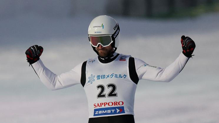 Roman Koudelka v závodě Světového poháru v Sapporu