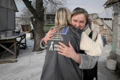 Následky ruského útoku v Záporožské oblasti.