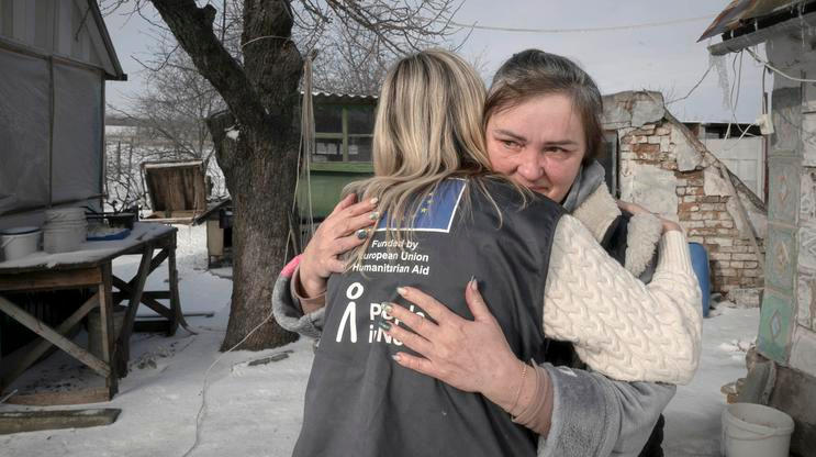 Následky ruského útoku v Záporožské oblasti.