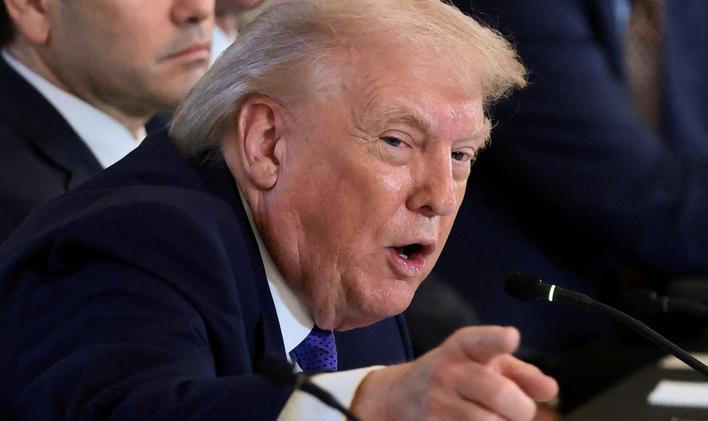 FILE PHOTO: U.S. President Donald Trump at the White House in Washington, D.C.