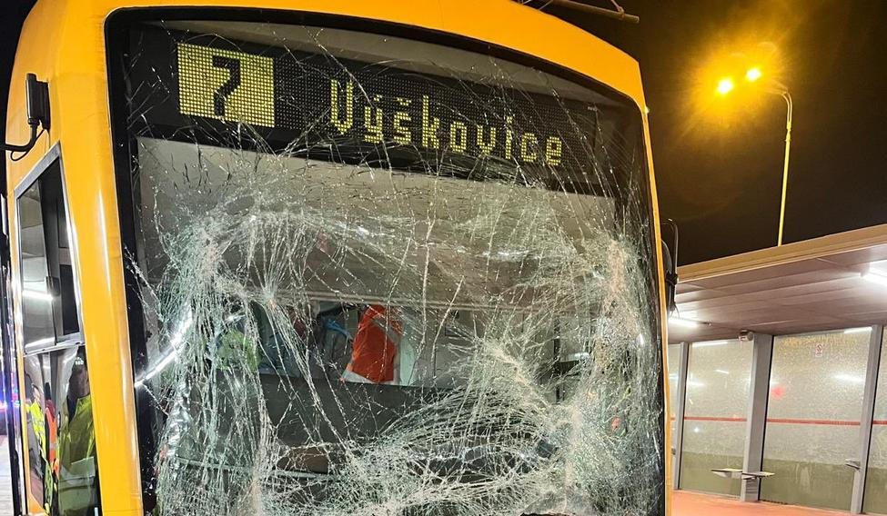 Srážka tramvají v Ostravě