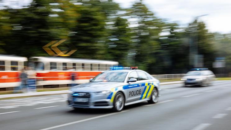 Policie, policejní auto, ilustrační fotografie, ilustrační foto