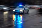 Policie, kriminalita, policejní auto, policejní zásah