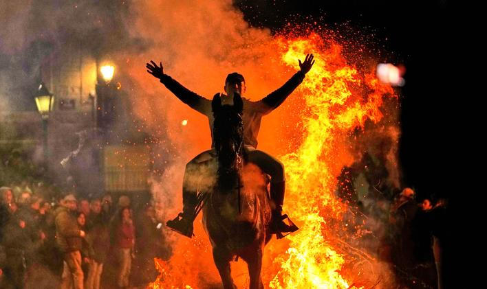 APTOPIX Spain Saint Anthony Animals