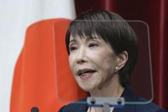 Japan's Prime Minister Sanae Takaichi attends at a press conference to call a snap election at the her official residence in Tokyo