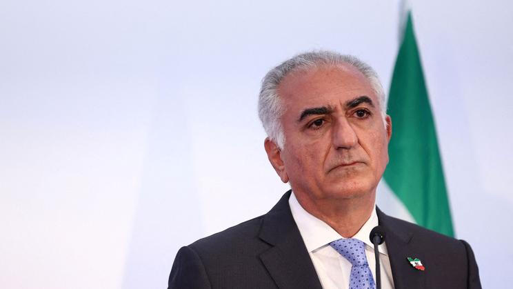 FILE PHOTO: Son of last Shah of Iran, Reza Pahlavi, gives a press conference in Paris