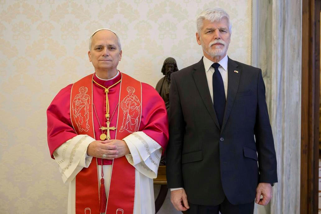 ITALY - POPE LEO XIV RECEIVES IN PRIVATE AUDIENCE MR PETR PAVEL  AT  THE  VATICAN - 2026/1/19